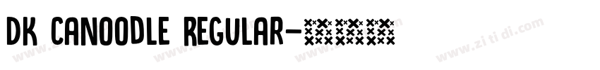 DK Canoodle Regular字体转换
